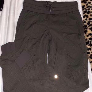 Olive Green Lululemon Dance Studio Jogger